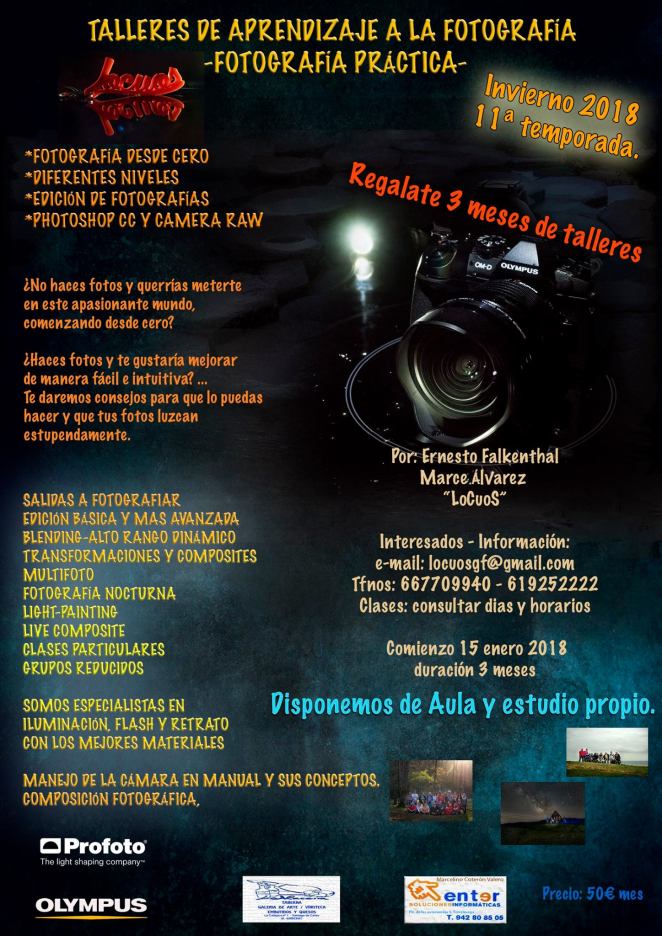 cartel talleres face